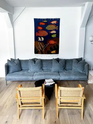 Ein Sitzbereich in der Unterkunft Factory Lofts Art Design Kreuzberg Mitte