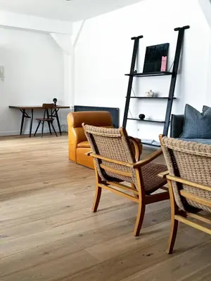Ein Sitzbereich in der Unterkunft Factory Lofts Art Design Kreuzberg Mitte