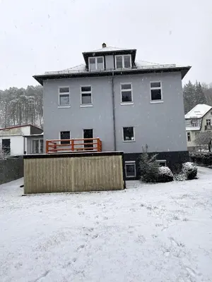 Modern Villa in Falkenberg im Winter
