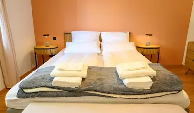 Ein Bett oder Betten in einem Zimmer der Unterkunft Pausenhof Spreewald - Viel Platz für gemeinsame Zeit - Ruhige Spreewald-Fewos in Alleinlage - Kinder reisen kostenlos! Hunde Willlkommen