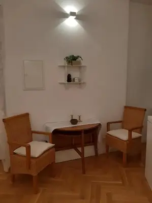 Ein Sitzbereich in der Unterkunft Cosy one bedroom Suite