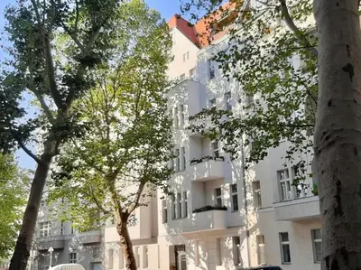 Das Gebäude in dem sich die Ferienwohnung befindet