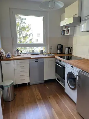 Küche/Küchenzeile in der Unterkunft Modern and cozy apartment in good location