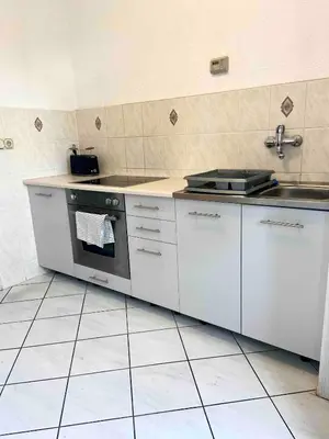 Küche/Küchenzeile in der Unterkunft Monteurzimmer Apartment in Müncheberg