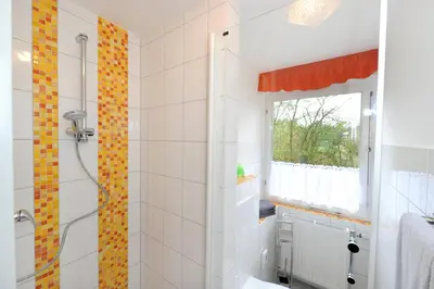 Ein Badezimmer in der Unterkunft Ferienwohnungen Birkenhof