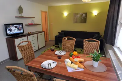 Essen in der Ferienwohnung oder in der Nähe