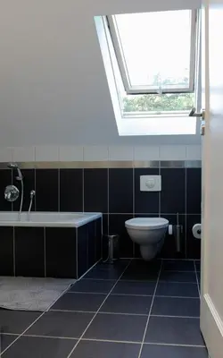 Ein Badezimmer in der Unterkunft Ferienwohnung Bestensee