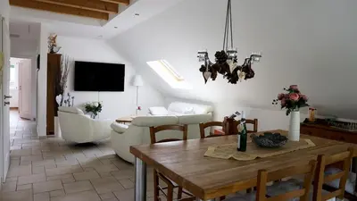 TV/Unterhaltungsangebot in der Unterkunft Ferienwohnung Bestensee