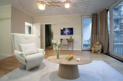 TV/Unterhaltungsangebot in der Unterkunft Berlin hautnah! Designer-Apartment an der Spree