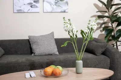 Ein Sitzbereich in der Unterkunft Berlin hautnah! Designer-Apartment an der Spree