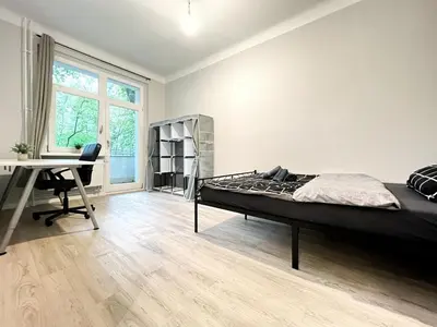 Ein Bett oder Betten in einem Zimmer der Unterkunft HolidayHome Apartments I Cozy Private Room