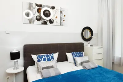 Ein Bett oder Betten in einem Zimmer der Unterkunft Great Central City Apartments Mitte Rosenthaler Platz