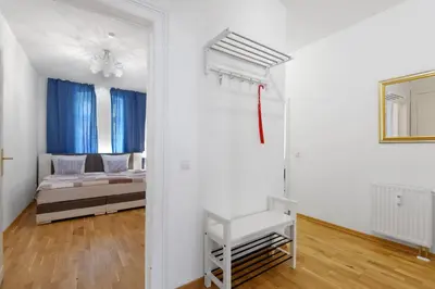Ein Bett oder Betten in einem Zimmer der Unterkunft Great Central City Apartments Mitte Rosenthaler Platz
