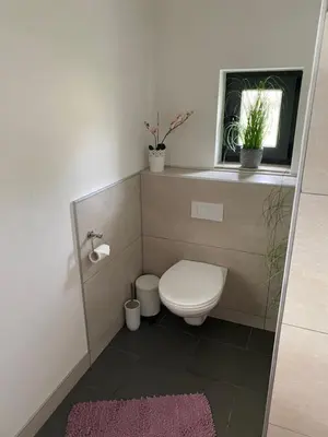 Ein Badezimmer in der Unterkunft Ferienhaus am Schwielochsee