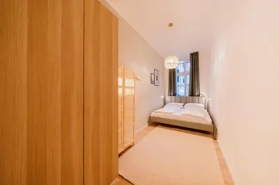 Ein Bett oder Betten in einem Zimmer der Unterkunft 2 Bedroom-UrbanApartment-Berlin