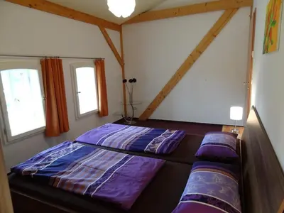 Ein Bett oder Betten in einem Zimmer der Unterkunft Nitschke 