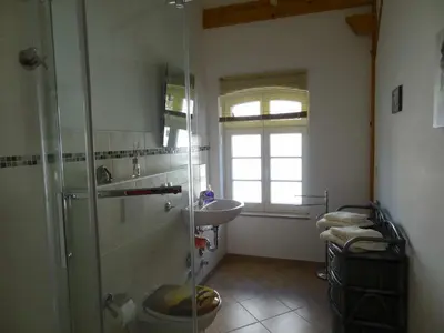 Ein Badezimmer in der Unterkunft Nitschke 