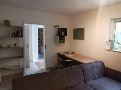 Ein Sitzbereich in der Unterkunft Dürr
