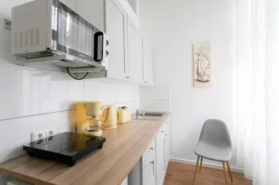 Küche/Küchenzeile in der Unterkunft Green Apartment Studio for 3