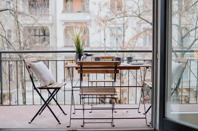 Ein Balkon oder eine Terrasse in der Unterkunft Luxurious 105m2 Penthouse in Prime Location 4 Bedroms & Balcony
