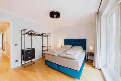 Ein Bett oder Betten in einem Zimmer der Unterkunft Luxurious 105m2 Penthouse in Prime Location 4 Bedroms & Balcony