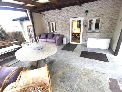 Ein Sitzbereich in der Unterkunft Monteur-Haus Grüber Berlin Marzan, Hellersdorf, Lichtenberg