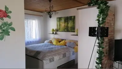 TV/Unterhaltungsangebot in der Unterkunft Ferienhaus am See