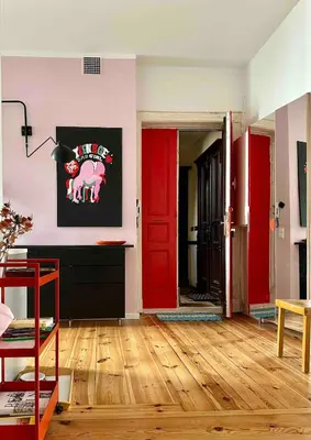 Grundriss der Unterkunft Colorful design 2room w balcony next Maybachufer