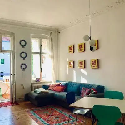Colorful design 2room w balcony next Maybachufer