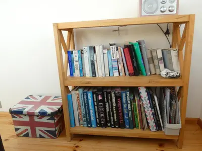 Die Bibliothek in der Ferienwohnung