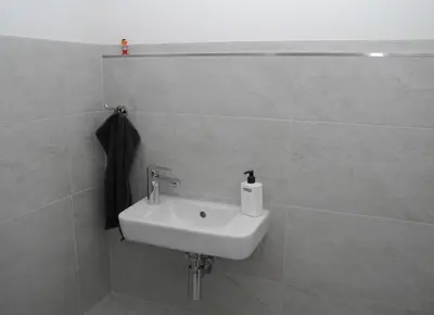 Ein Badezimmer in der Unterkunft Stay comfortably on vacation - in Wildau