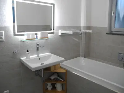 Ein Badezimmer in der Unterkunft Stay comfortably on vacation - in Wildau