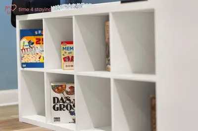 Die Bibliothek in der Ferienwohnung