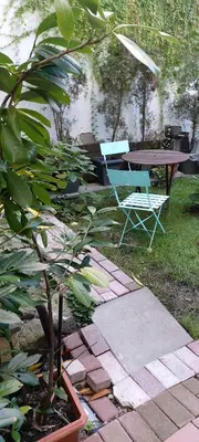 Ein Garten an der Unterkunft Superapartments in Potsdam