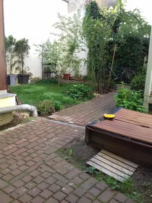Ein Garten an der Unterkunft Superapartments in Potsdam