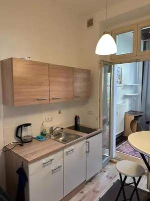 Küche/Küchenzeile in der Unterkunft Superapartments in Potsdam