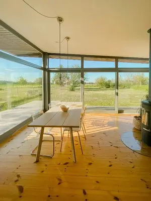 Grundriss der Unterkunft Natural Wooden House With Panoramic View