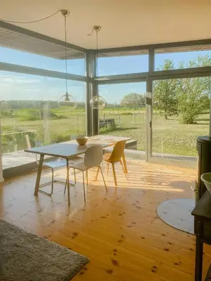 Grundriss der Unterkunft Natural Wooden House With Panoramic View
