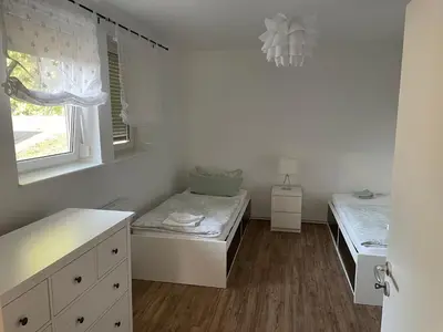 Ein Bett oder Betten in einem Zimmer der Unterkunft Havelpension