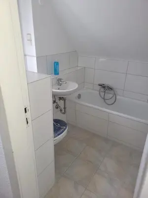 Ein Badezimmer in der Unterkunft Monteur-Haus Heinrich Berlin Marzahn, Hellersdorf, Lichtenberg