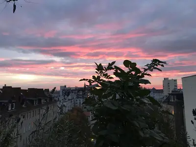 Blick auf den Sonnenuntergang/Sonnenaufgang von des Privatzimmers aus oder aus der Nähe