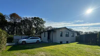 Das Gebäude in dem sich die Ferienwohnung befindet