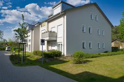 Das Gebäude in dem sich die Ferienwohnung befindet