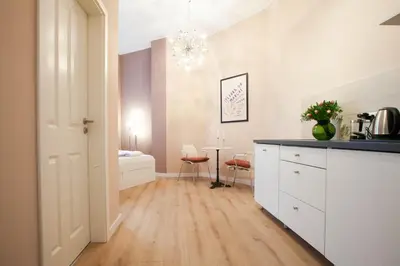 Ein Bett oder Betten in einem Zimmer der Unterkunft Atelier Centrál