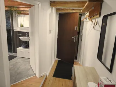 Ein Badezimmer in der Unterkunft alte Magd