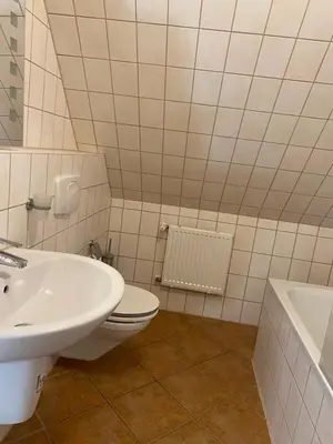 Ein Badezimmer in der Unterkunft Pension zum Zenshaus kleine Auszeit