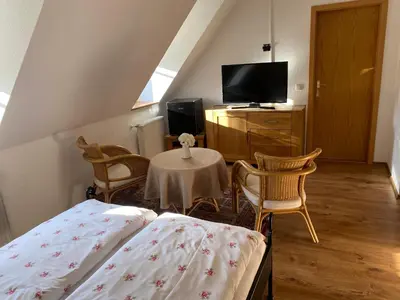 TV/Unterhaltungsangebot in der Unterkunft Pension zum Zenshaus kleine Auszeit