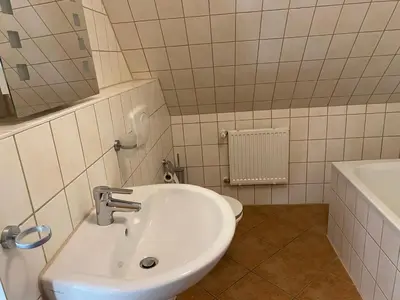 Ein Badezimmer in der Unterkunft Pension zum Zenshaus kleine Auszeit
