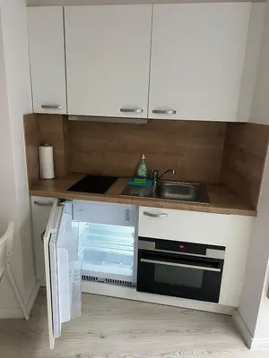 Küche/Küchenzeile in der Unterkunft Gesundbrunnen Studio