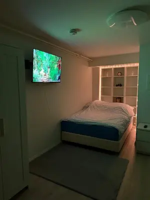 Ein Bett oder Betten in einem Zimmer der Unterkunft Gesundbrunnen Studio